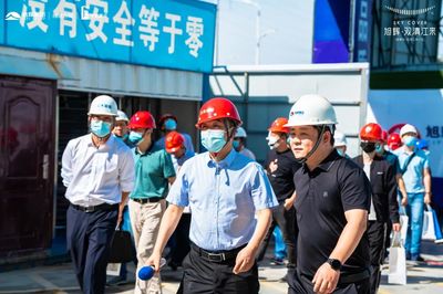 與阜陽共質造！2022年“質量月”走進旭輝雙清江來，點贊房地產開發新標桿